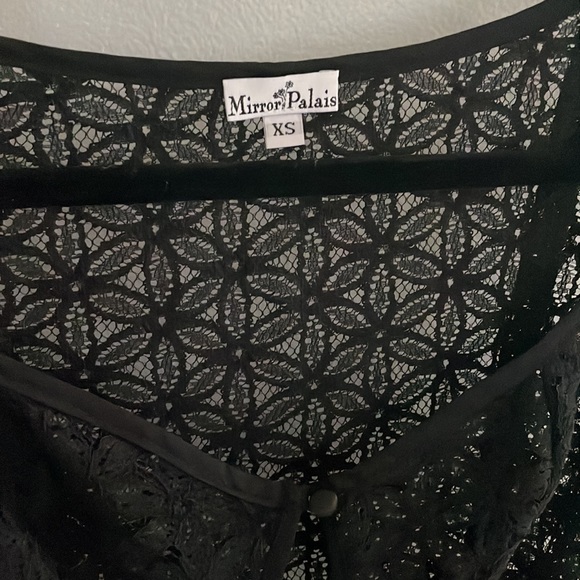 Mirror Palais Micro Maria in Black Eyelet - XS - Picture 4 of 5
